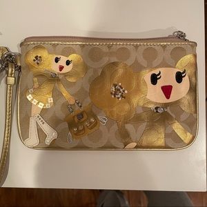 RARE Poppy Chan Goldy Wristlet